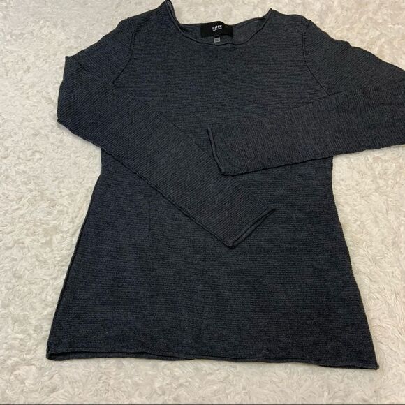 🚨 Line The Label Cashmere Blend Ribbed Sweater - Picture 4 of 8